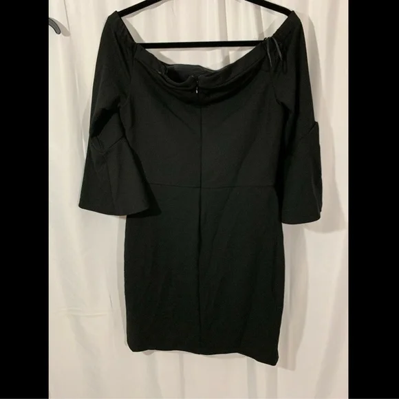 NWT $352 ABS by Allen Schwartz‎ Off-the-Shoulder Cocktail Dress [SZ Large ]
